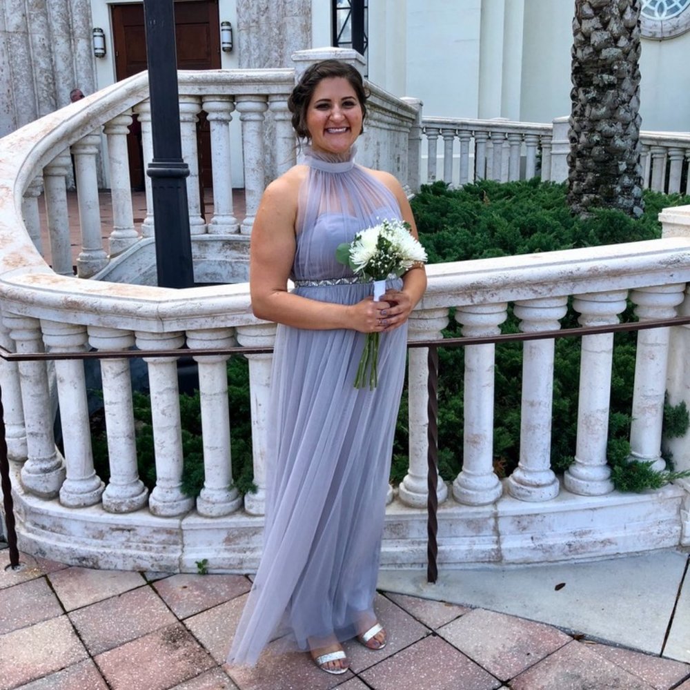 ASOS Halter Tulle Bridesmaid Dress